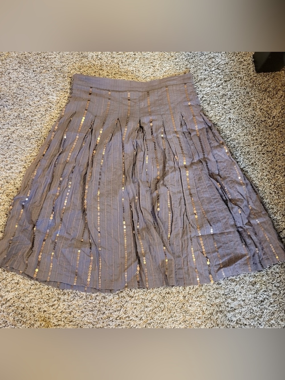 Anthropologie sequined skirt